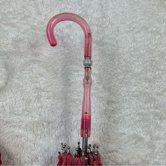 Antique Vintage 1850s Victorian pagoda parasol Lucite handle - 2 umbrellas - Picture 3 of 15